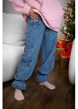 Spodnie jeansy bojówki Minouu